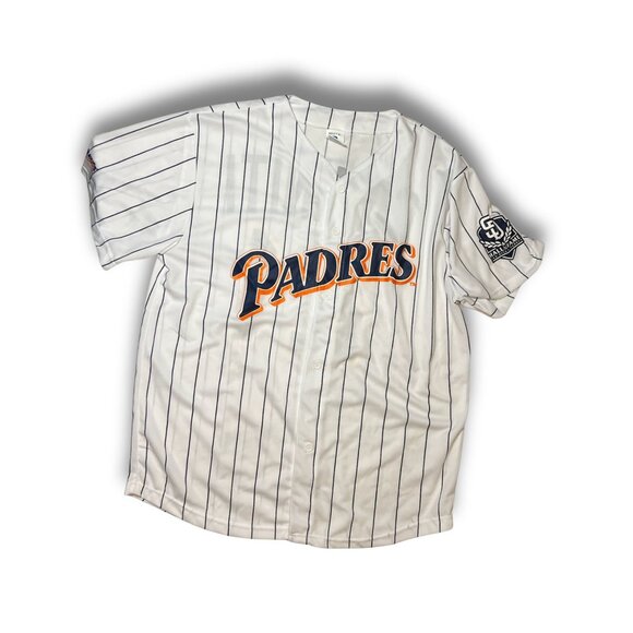 San Diego Padres Ken Caminiti #21 Home Jersey XL Fanatics Authentic Pinstripe - Picture 2 of 5